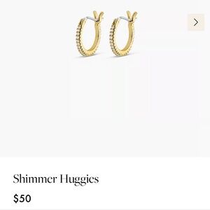 Gorjana Shimmer Huggies